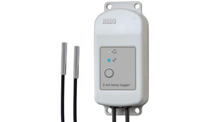 HOBO MX2303 mit 2 externen Temperatur-Sensoren Bluetooth Smart